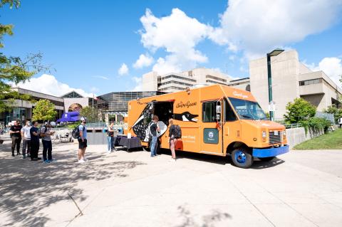 Angry Goose Food Truck on Concrete Beach