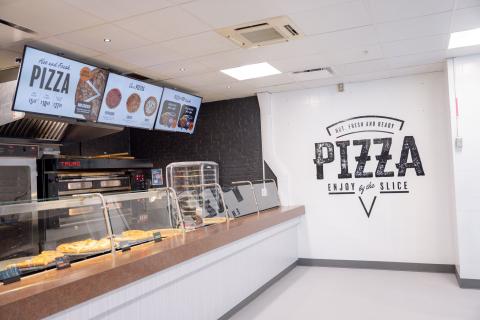 pizza storefront