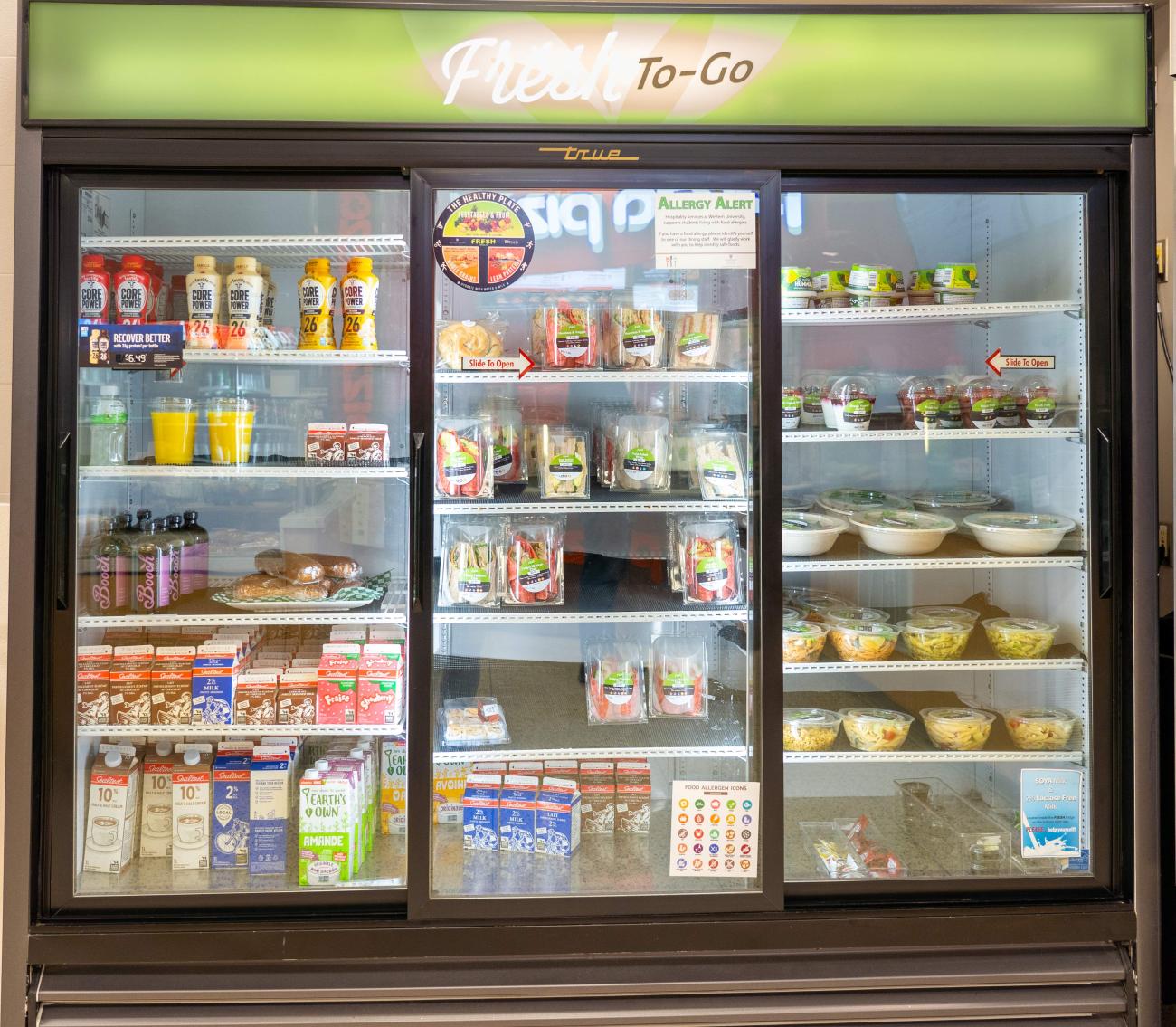 Fresh To-Go Fridge in Talbot Eatery