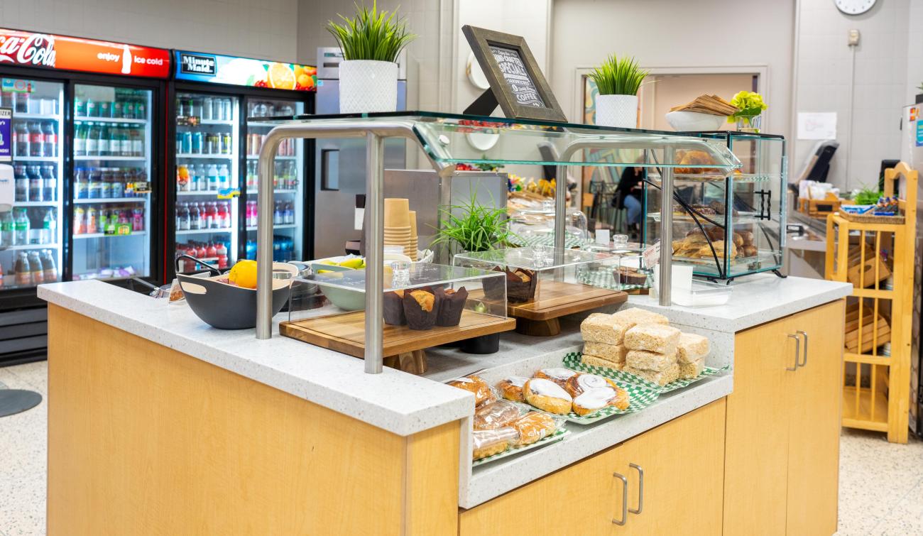 Grab & Go station in Talbot Eatery