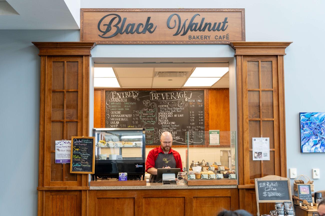 Black Walnut Cafe in Convergence Centre, Western Research Park