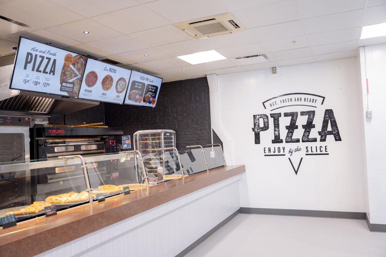 pizza storefront